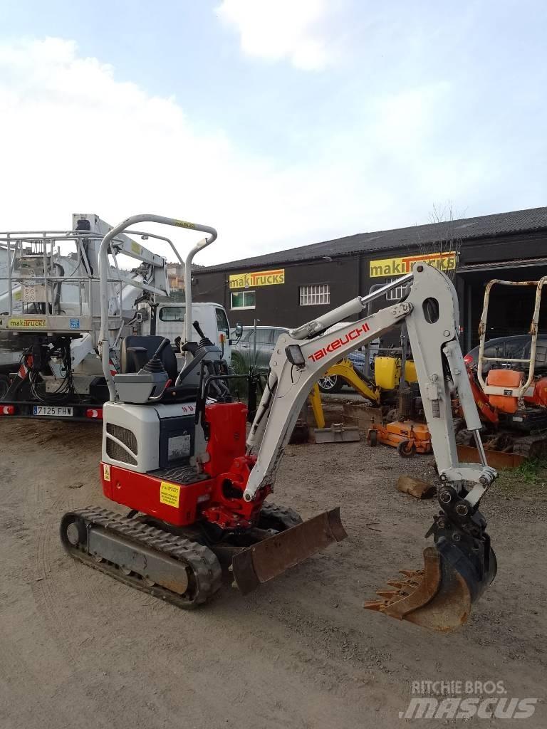 Takeuchi TB210R Міні-екскаватори < 7т