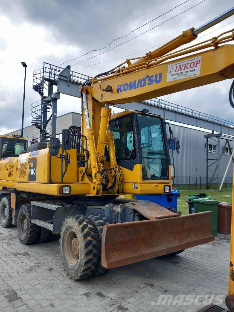 Komatsu PW 180-7EO Колісні екскаватори