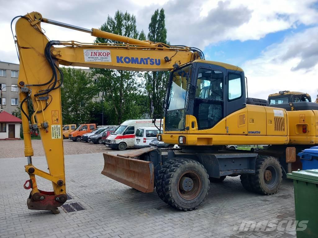 Komatsu PW 180-7EO Колісні екскаватори