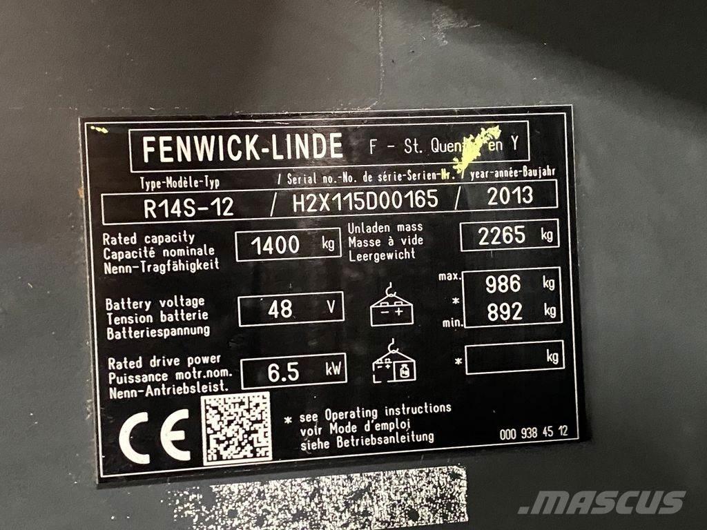 Linde R14S-12 Річ-трак із високим підйомом