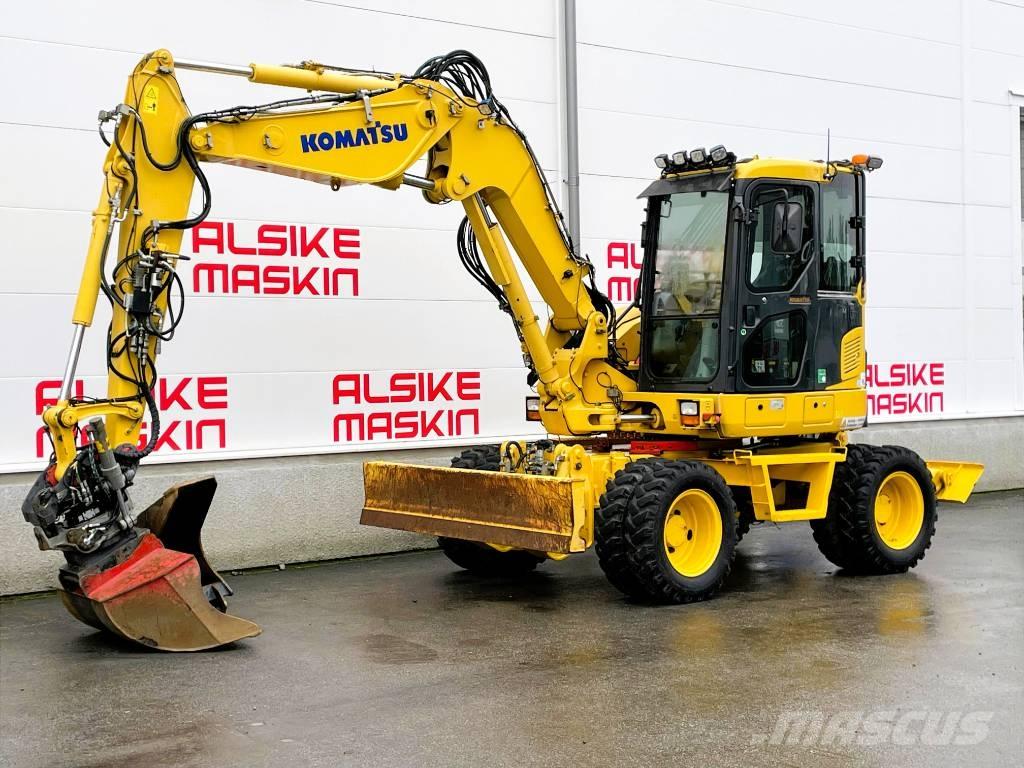 Komatsu PW 98 MR-8 Колісні екскаватори