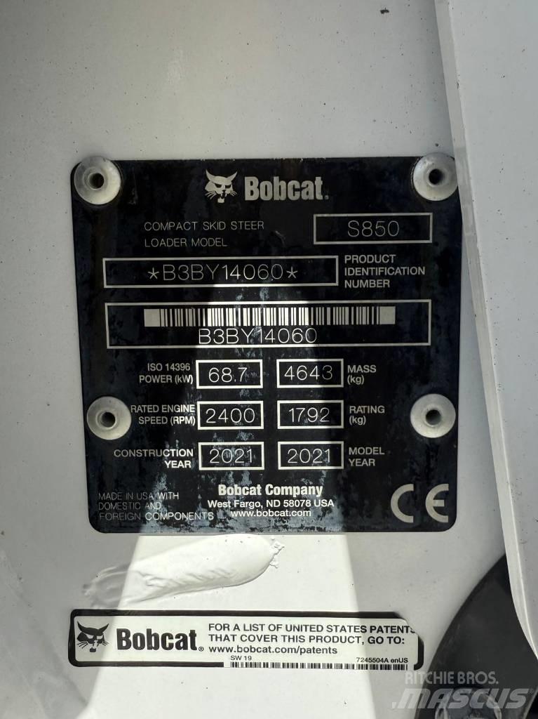 Bobcat S 850 Міні-навантажувачі