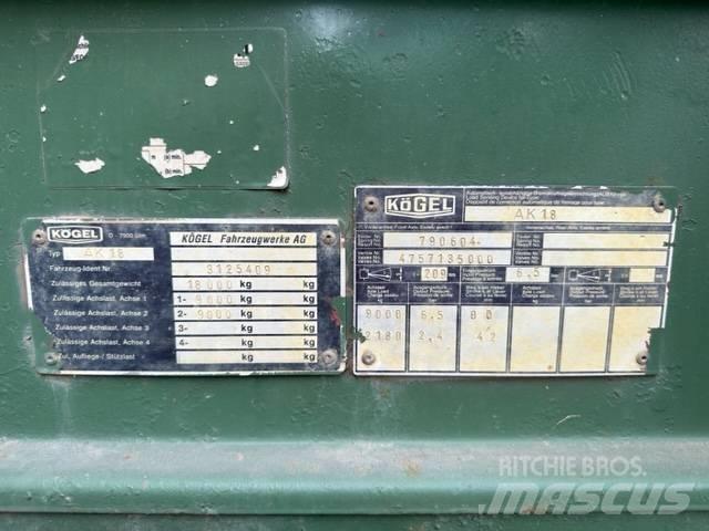 Kögel AK 18 Причепи перевантажувачі зерна