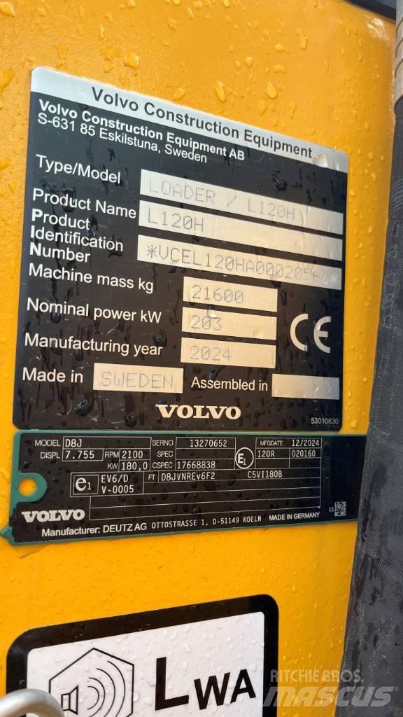 Volvo L120H Фронтальні навантажувачі