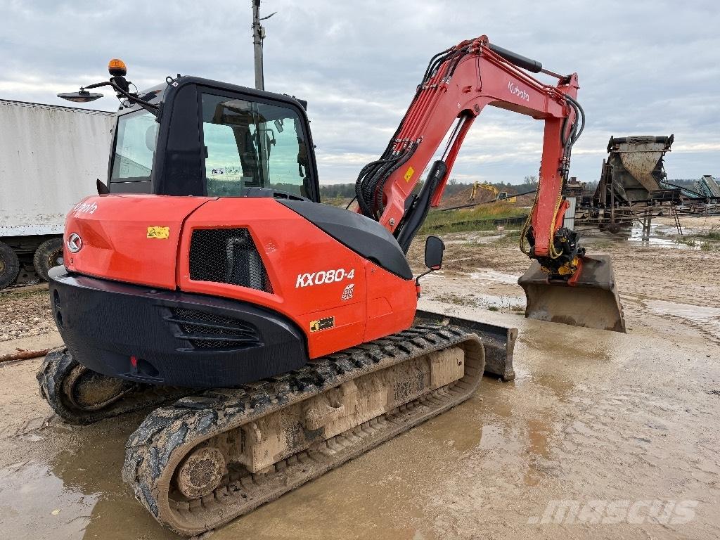 Kubota KX 080-4 Міні-екскаватори < 7т