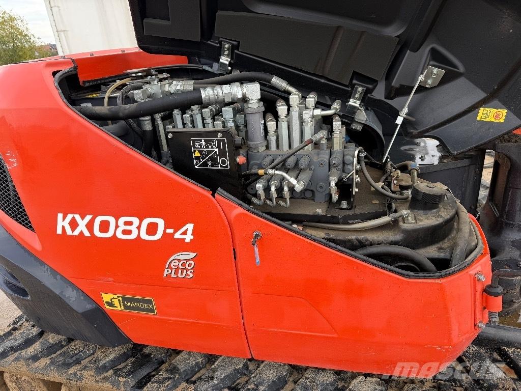 Kubota KX 080-4 Міні-екскаватори < 7т