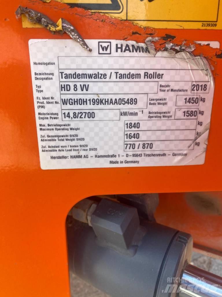 Hamm HD8VV Котки тротуарні