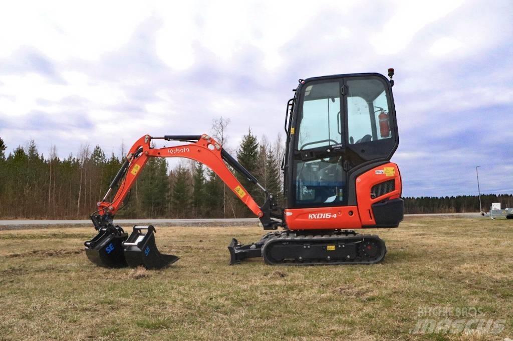Kubota KX016-4 Міні-екскаватори < 7т