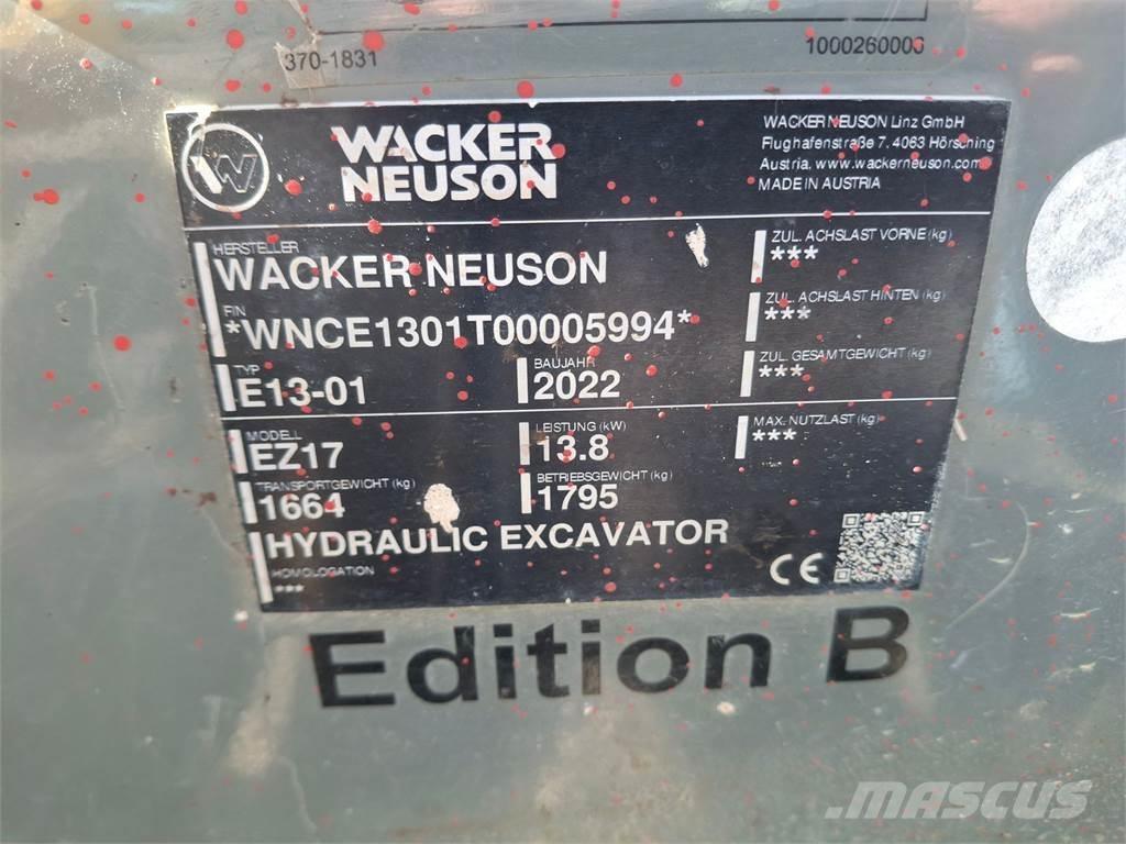 Wacker Neuson EZ17 Гусеничні екскаватори
