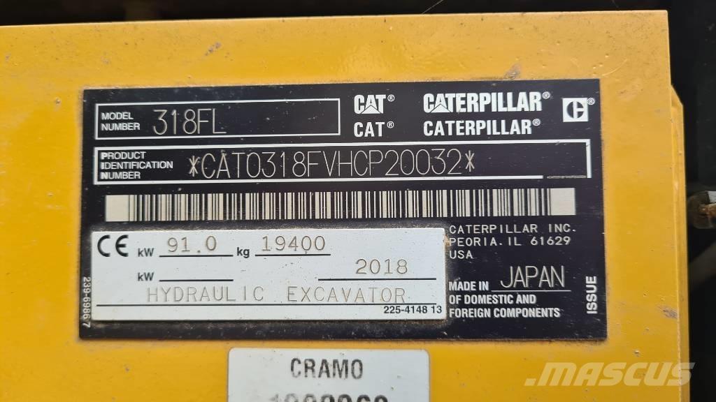 CAT 318 FL Гусеничні екскаватори