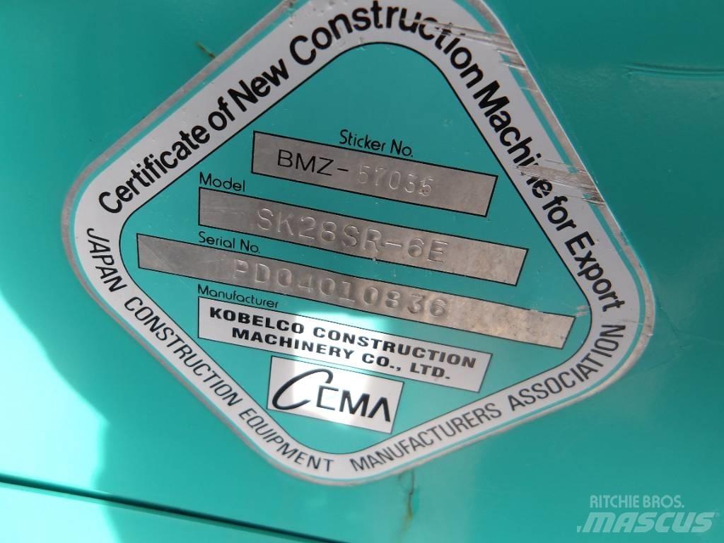 Kobelco SK 28 SR Міні-екскаватори < 7т
