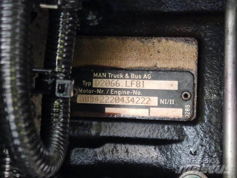 MAN D2066 LF81 Двигуни