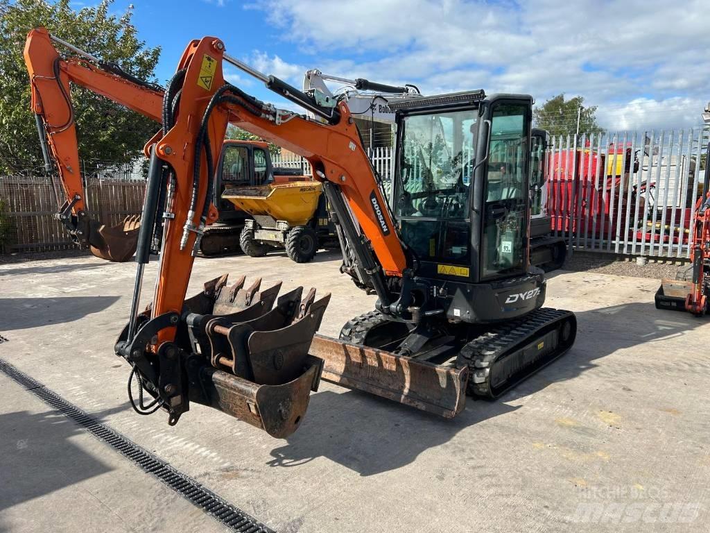Doosan DX 27 Z Міні-екскаватори < 7т