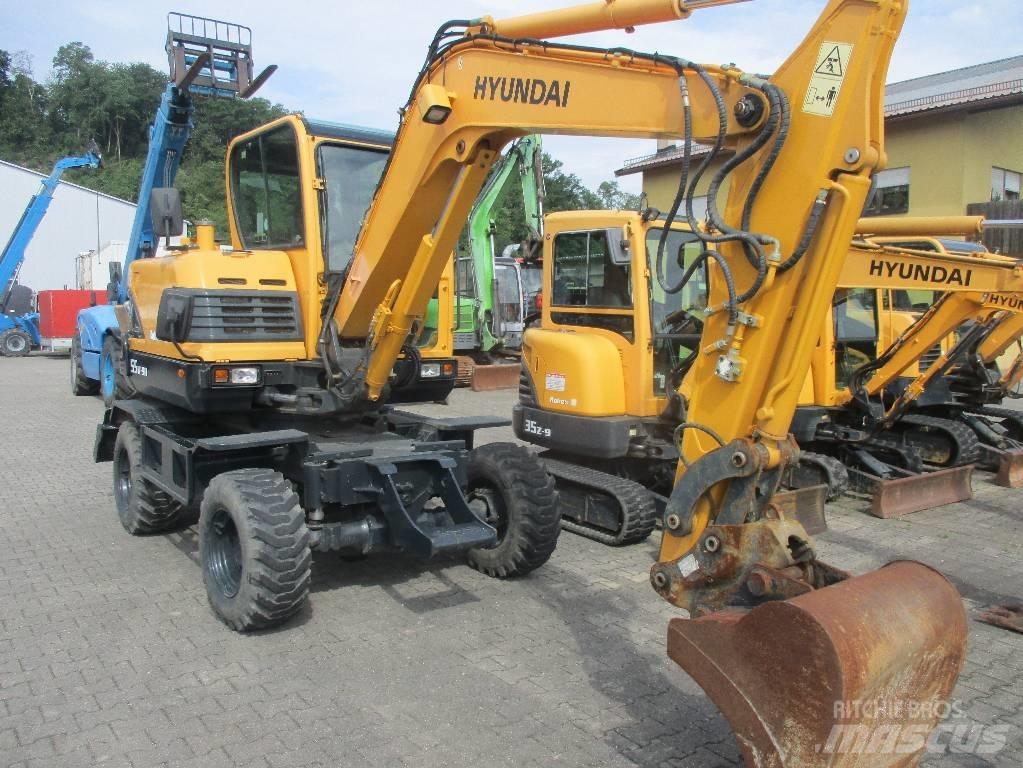 Hyundai Robex 55W-9 Колісні екскаватори