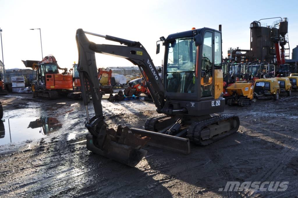 Volvo ECR 25 D Міні-екскаватори < 7т