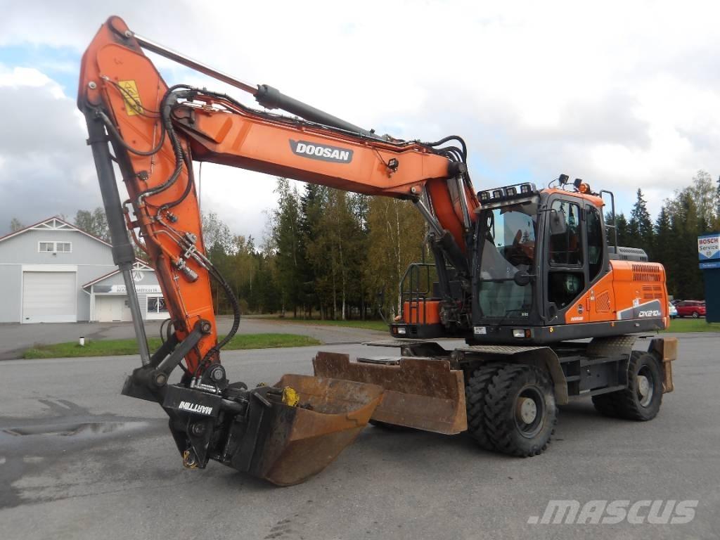 Doosan DX 210 WE Колісні екскаватори