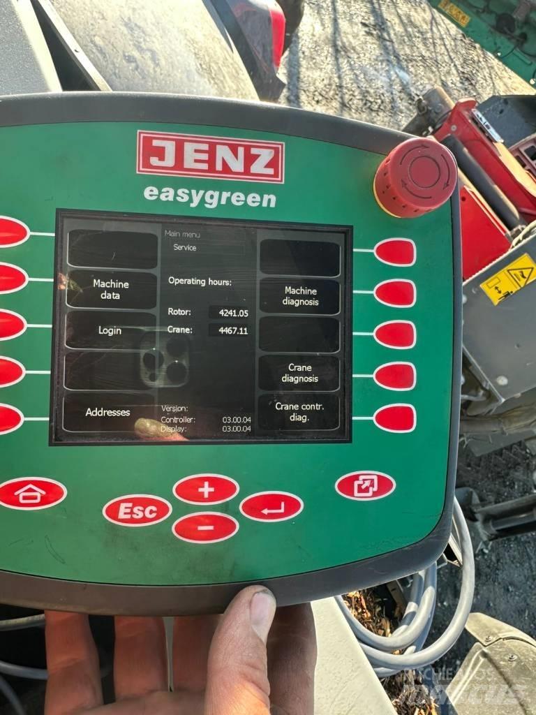 JENZ Hem 593 Подрібнювачі деревини