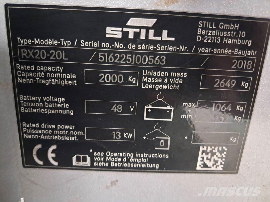 Still RX20-20L Електронавантажувачі