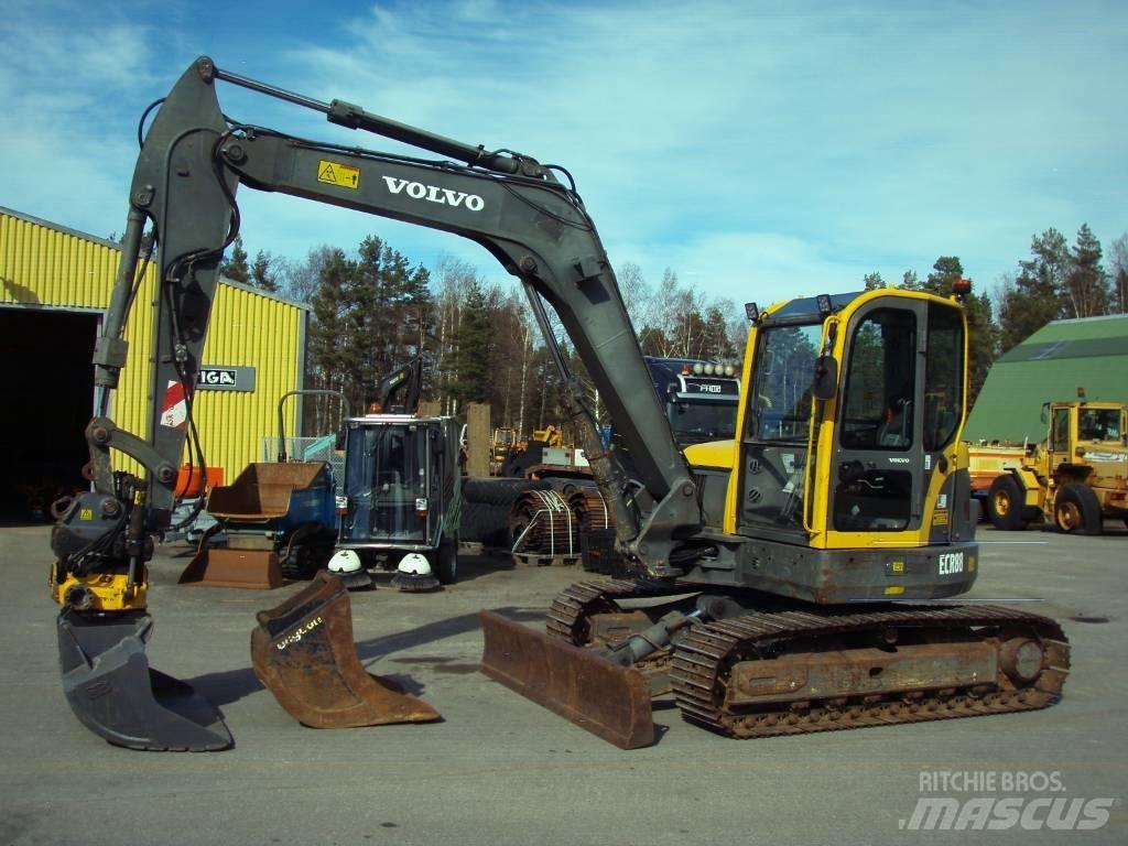 Volvo ECR 88 Середні екскаватори 7т. - 12т.