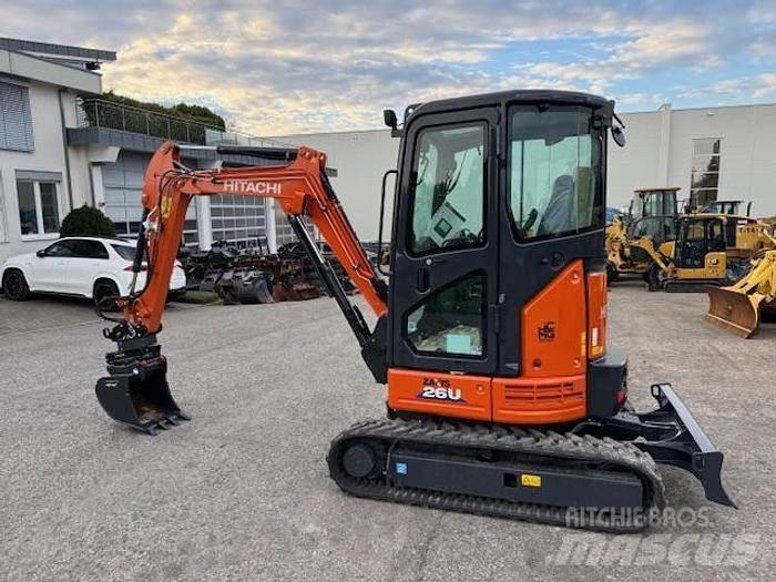 Hitachi ZX26 U-6 Міні-екскаватори < 7т
