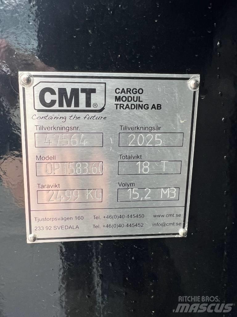 CMT Schaktflak 15m3 Зйомні кузови