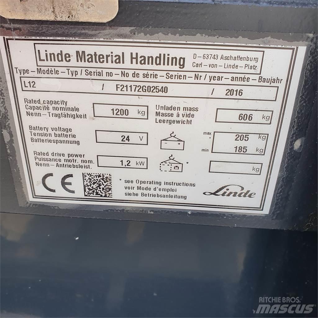 Linde L12 Ручний візок