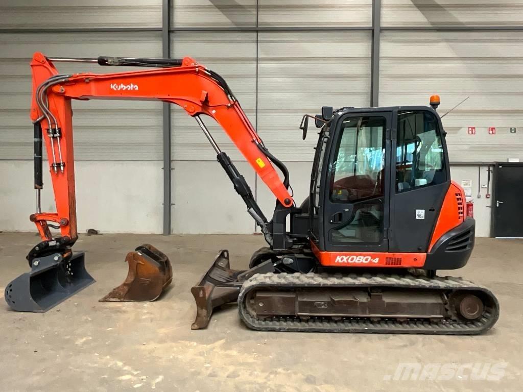 Kubota KX 080-4 Середні екскаватори 7т. - 12т.