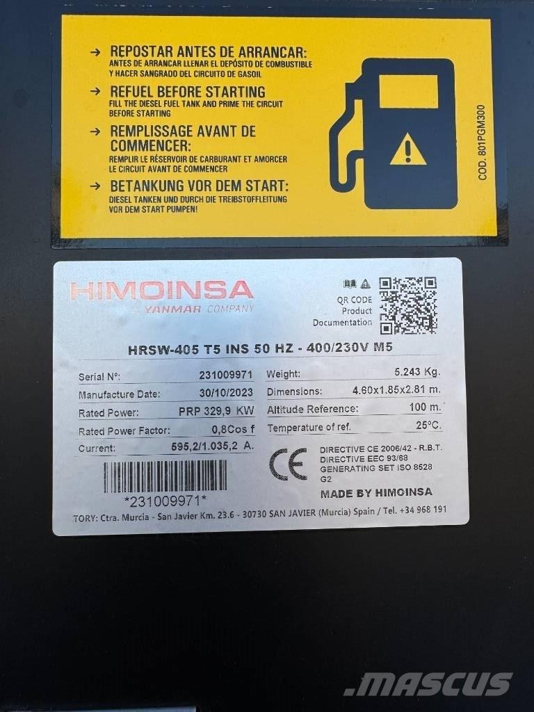 Himoinsa 405 Kva Дизельні генератори