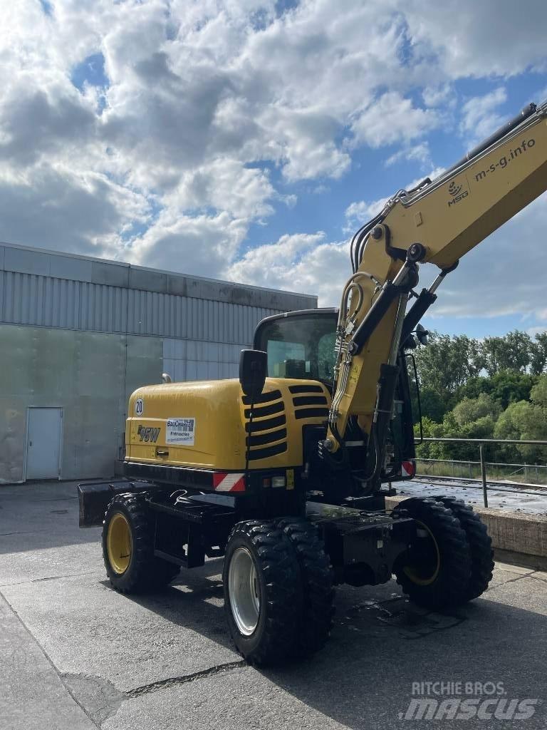 Yanmar B 95 W Колісні екскаватори
