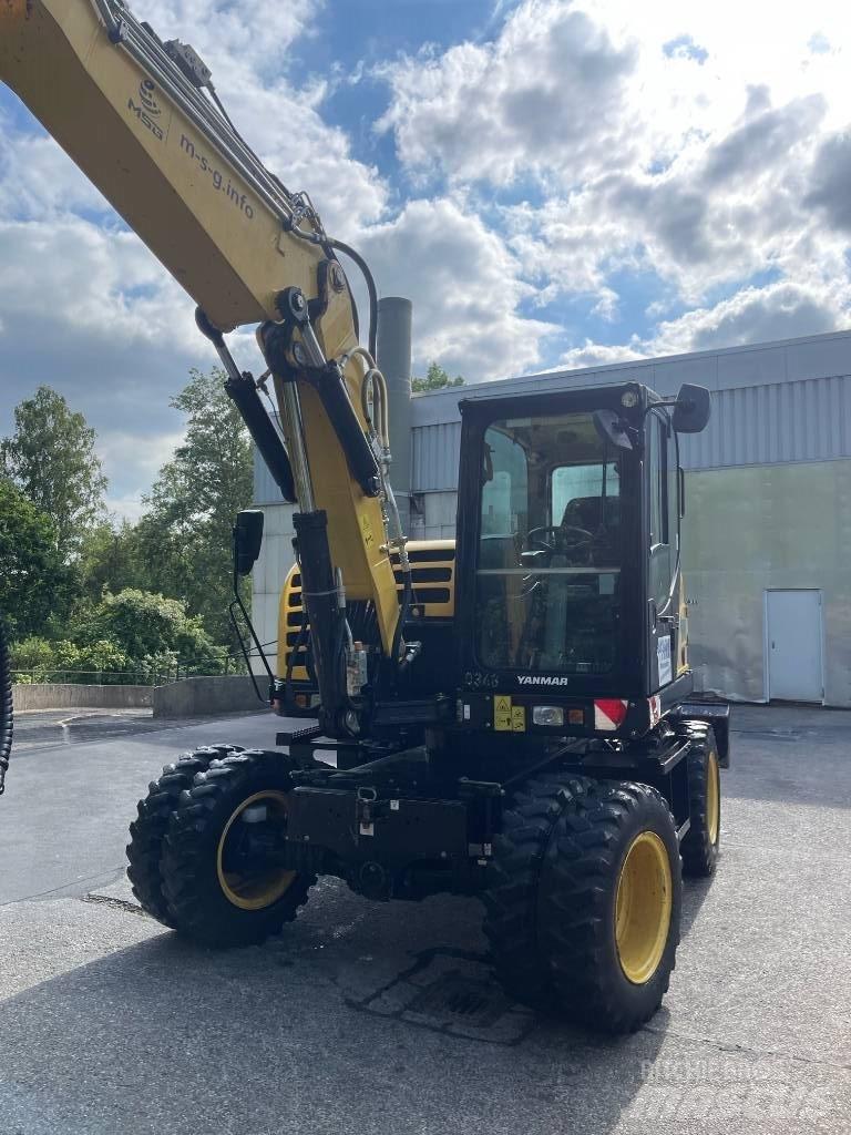 Yanmar B 95 W Колісні екскаватори