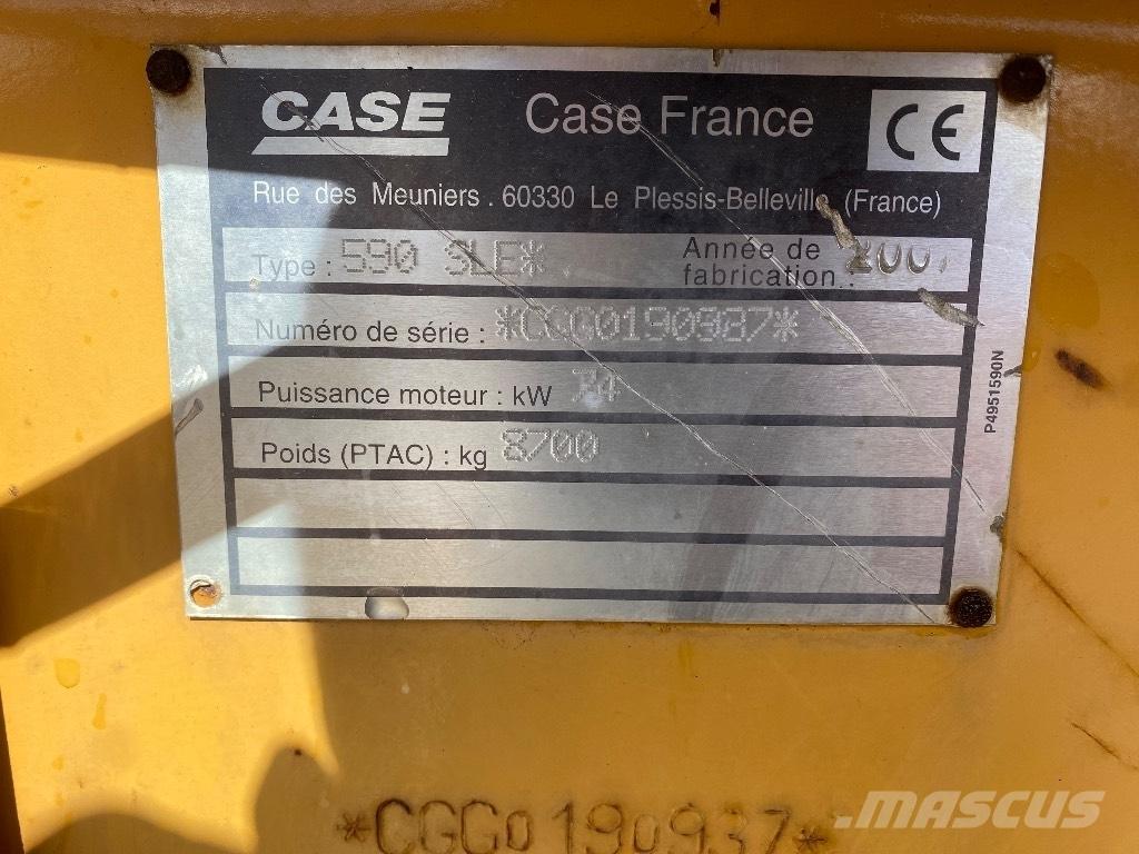CASE 590 SLE Екскаватори-навантажувачі