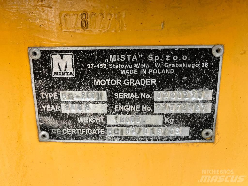  Mista RD200H Грейдери
