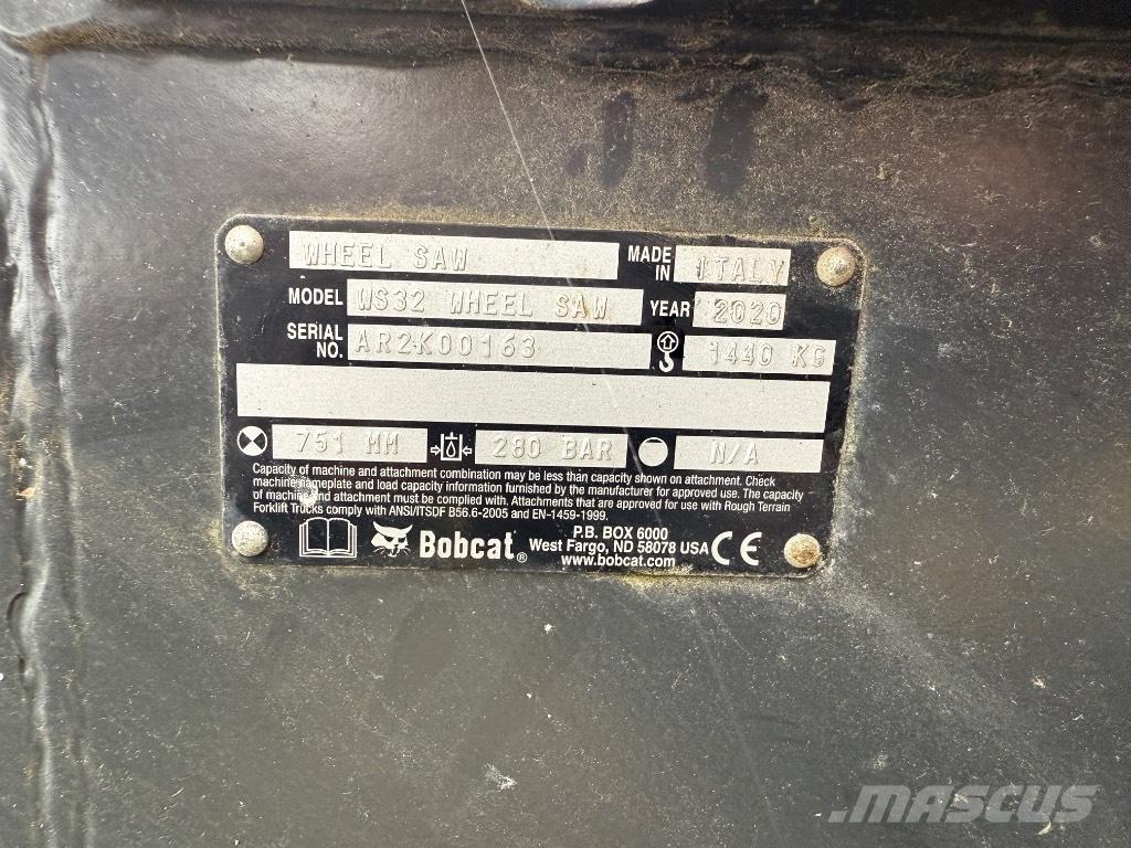 Bobcat WS 32 Інше обладнання