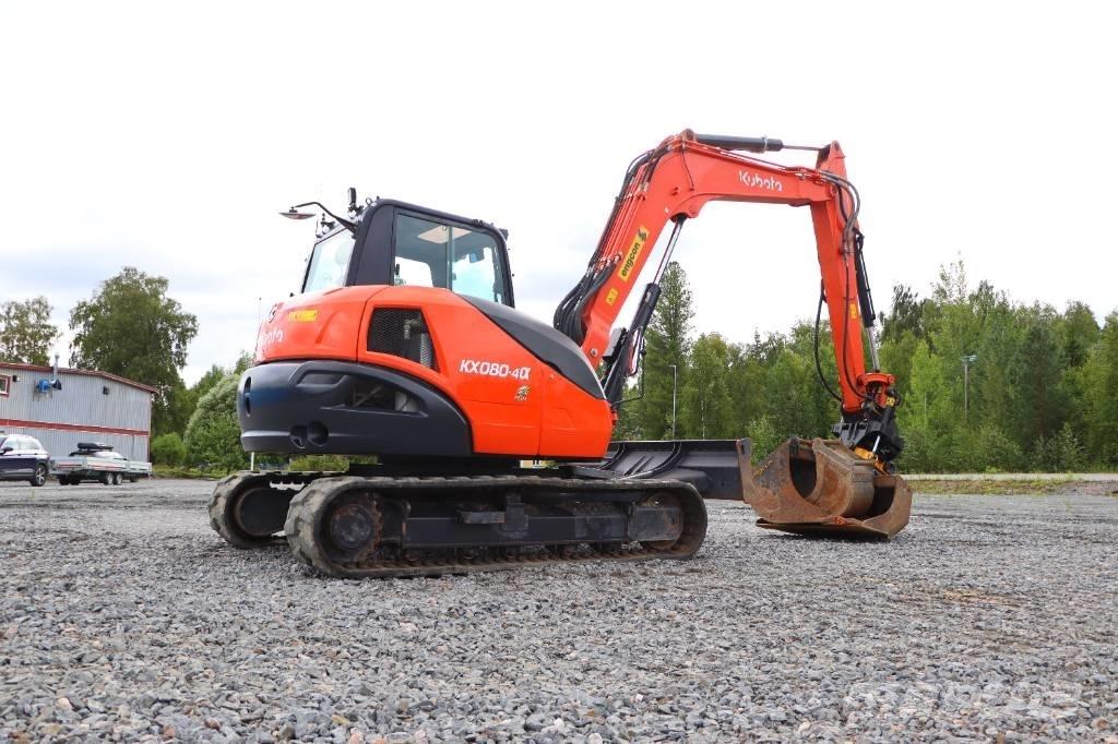 Kubota KX080-4a Середні екскаватори 7т. - 12т.