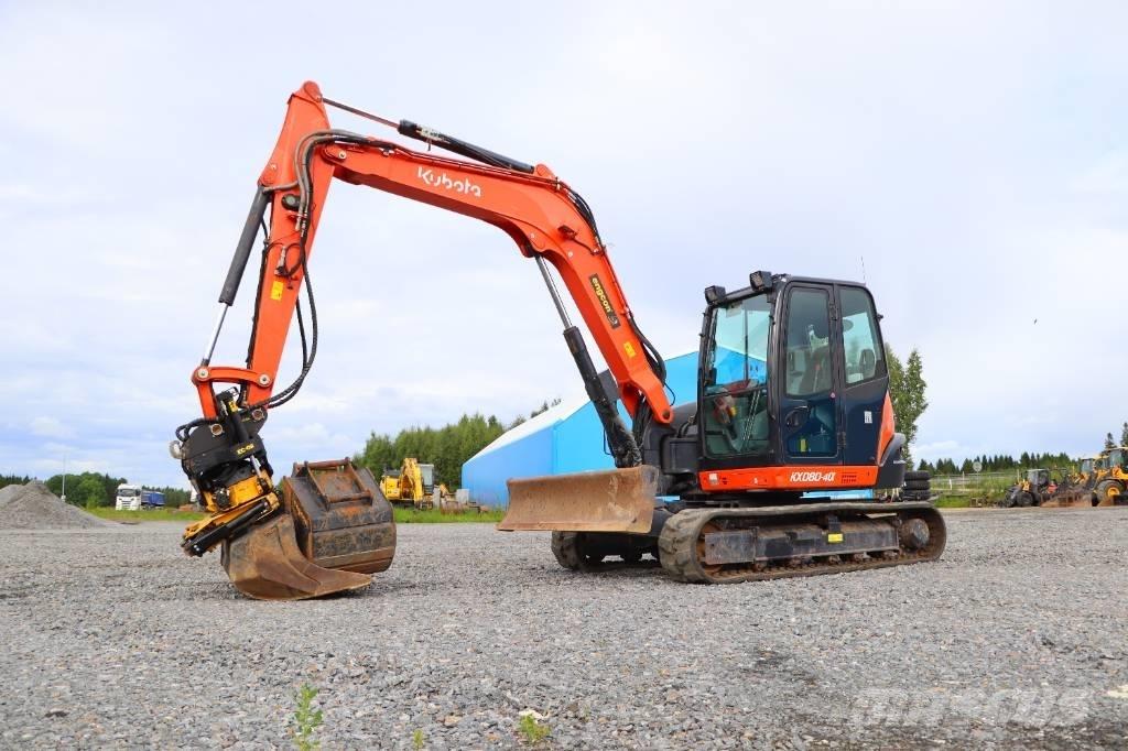 Kubota KX080-4a Середні екскаватори 7т. - 12т.