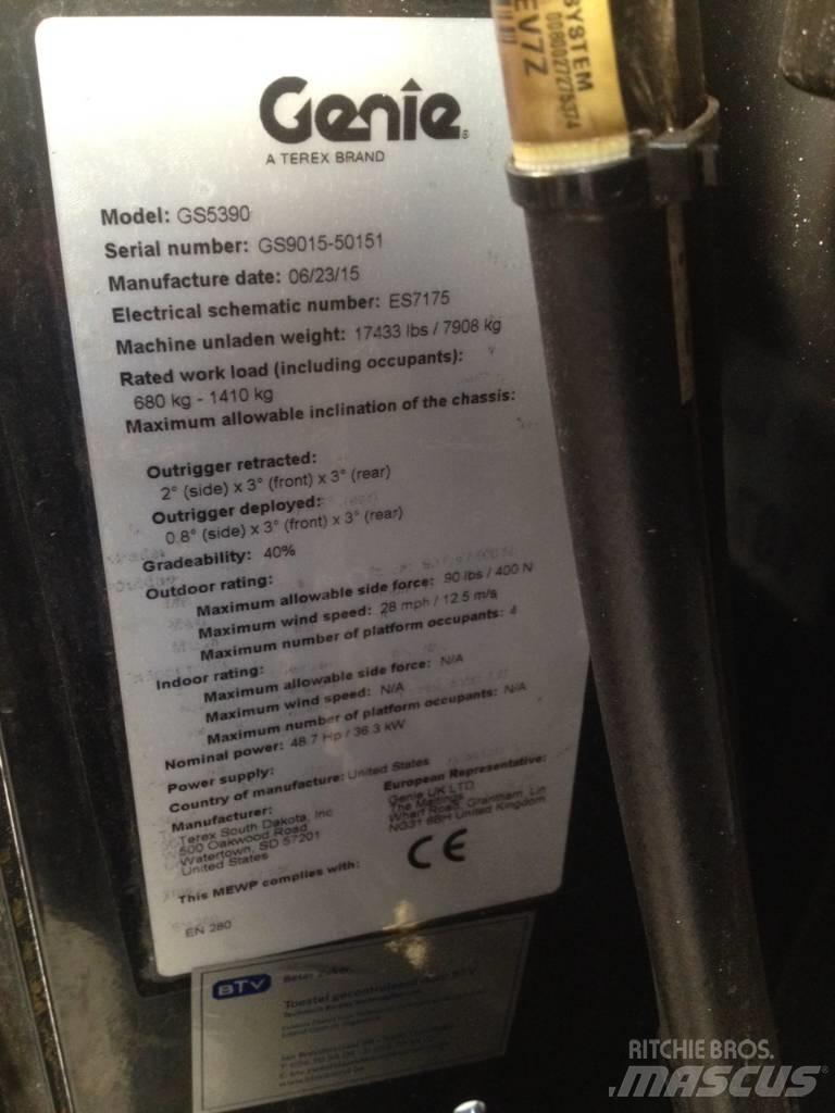 Genie GS 5390 Підйомники-ножиці