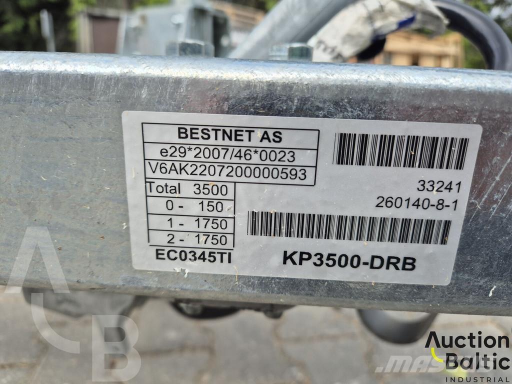  Tiki KP3500-DRB Тентовані напівпричепи