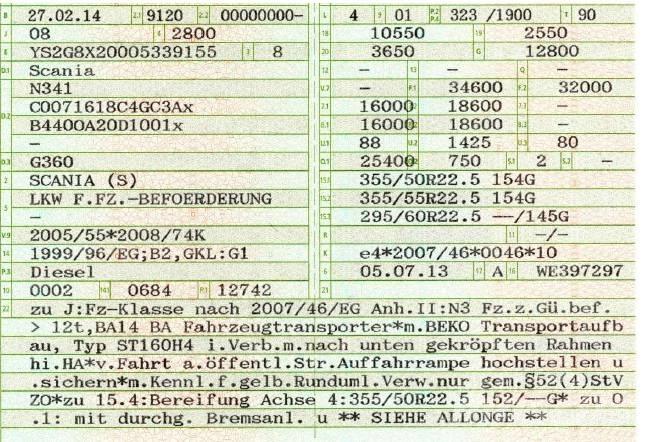 Scania G 440 Бортові вантажівки