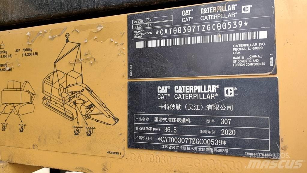 CAT 2020 CAT 307 Міні-екскаватори < 7т
