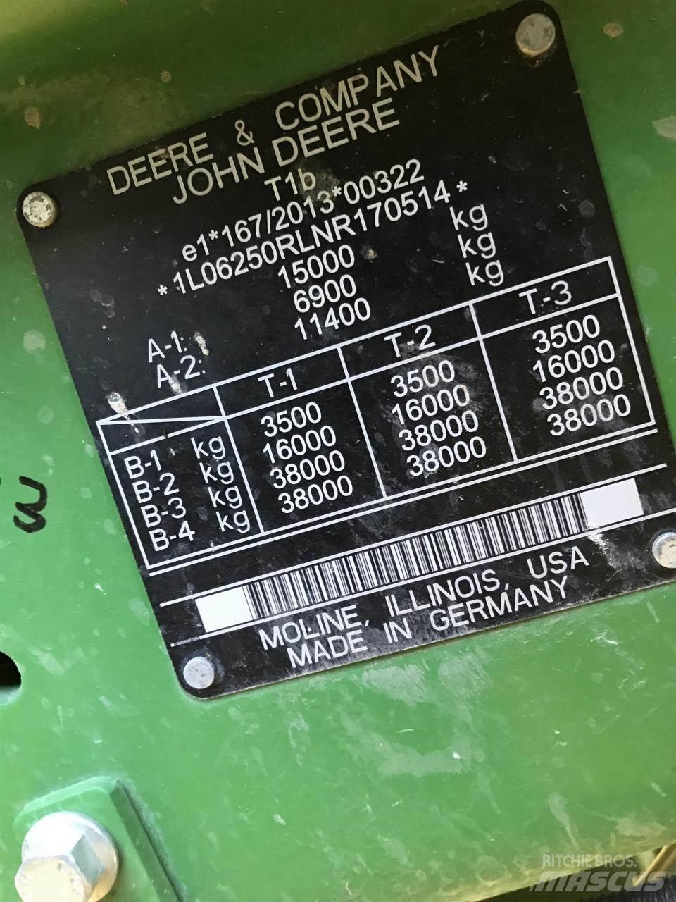 John Deere 6R 250 Трактори
