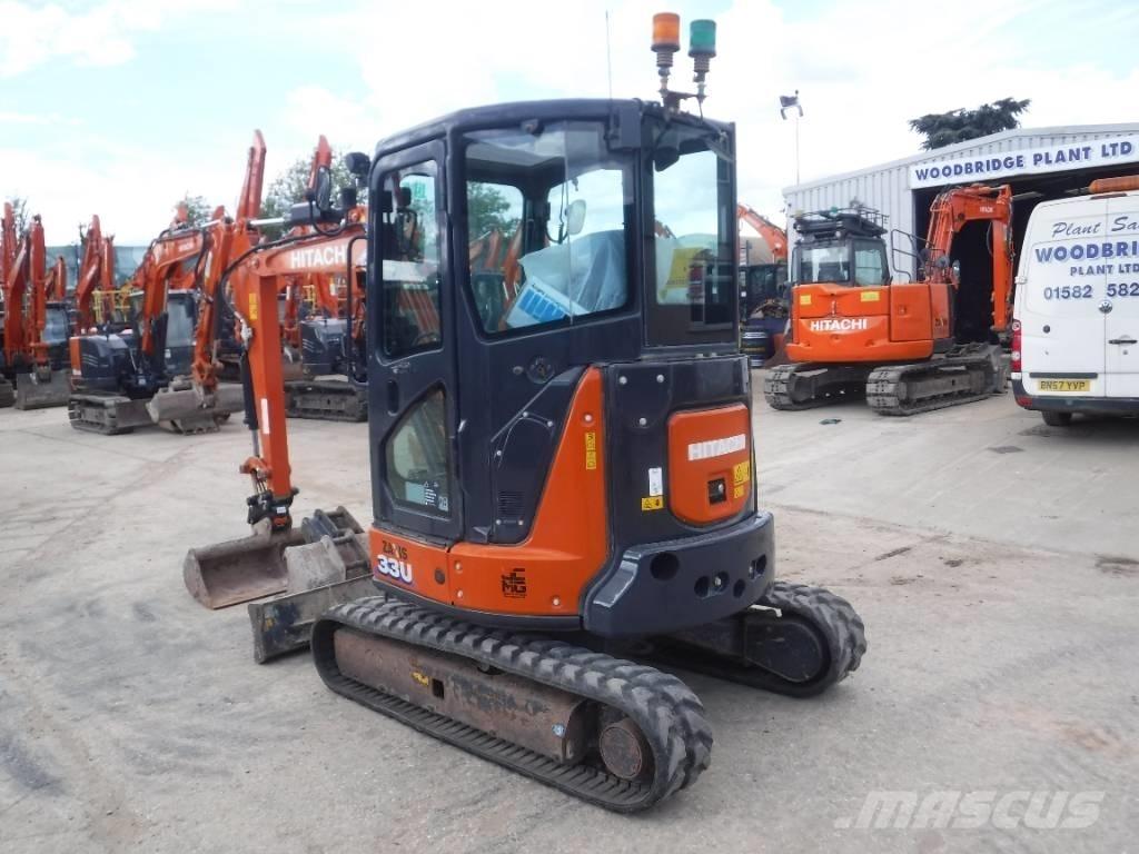 Hitachi ZX 33 U-6 Міні-екскаватори < 7т