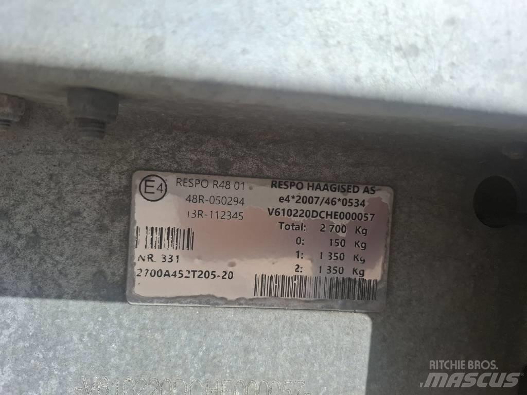 Respo 2700A452T205 Інші причепи