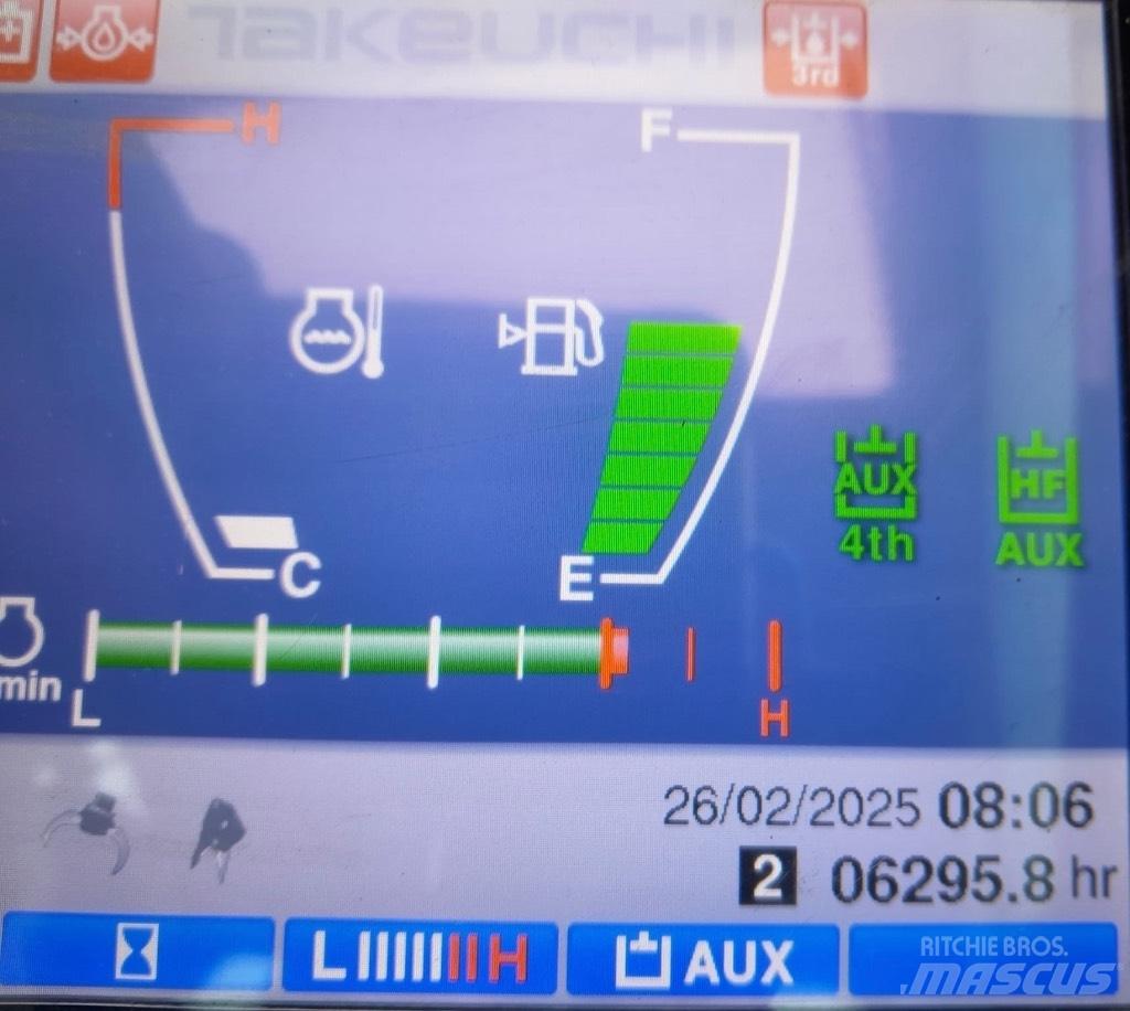 Takeuchi TB 260 Міні-екскаватори < 7т