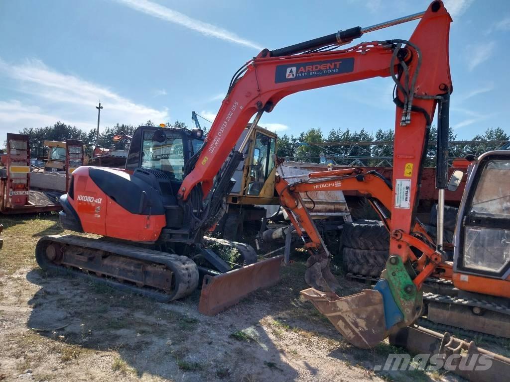 Kubota KX 080-4 Середні екскаватори 7т. - 12т.