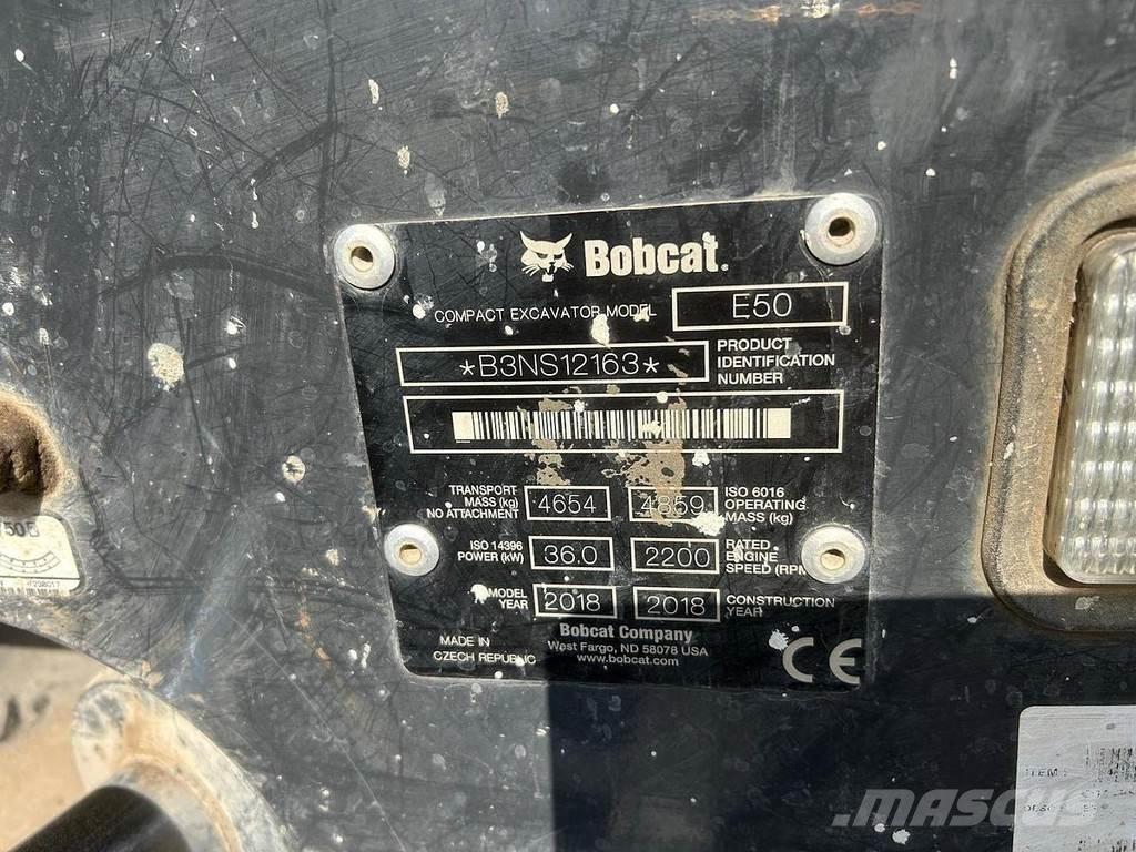 Bobcat E50 Міні-екскаватори < 7т