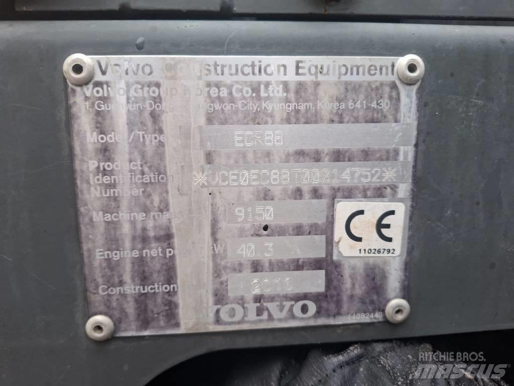 Volvo ECR 88 Середні екскаватори 7т. - 12т.