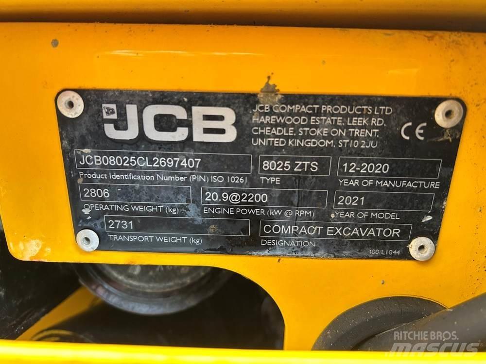 JCB 8025 Міні-екскаватори < 7т