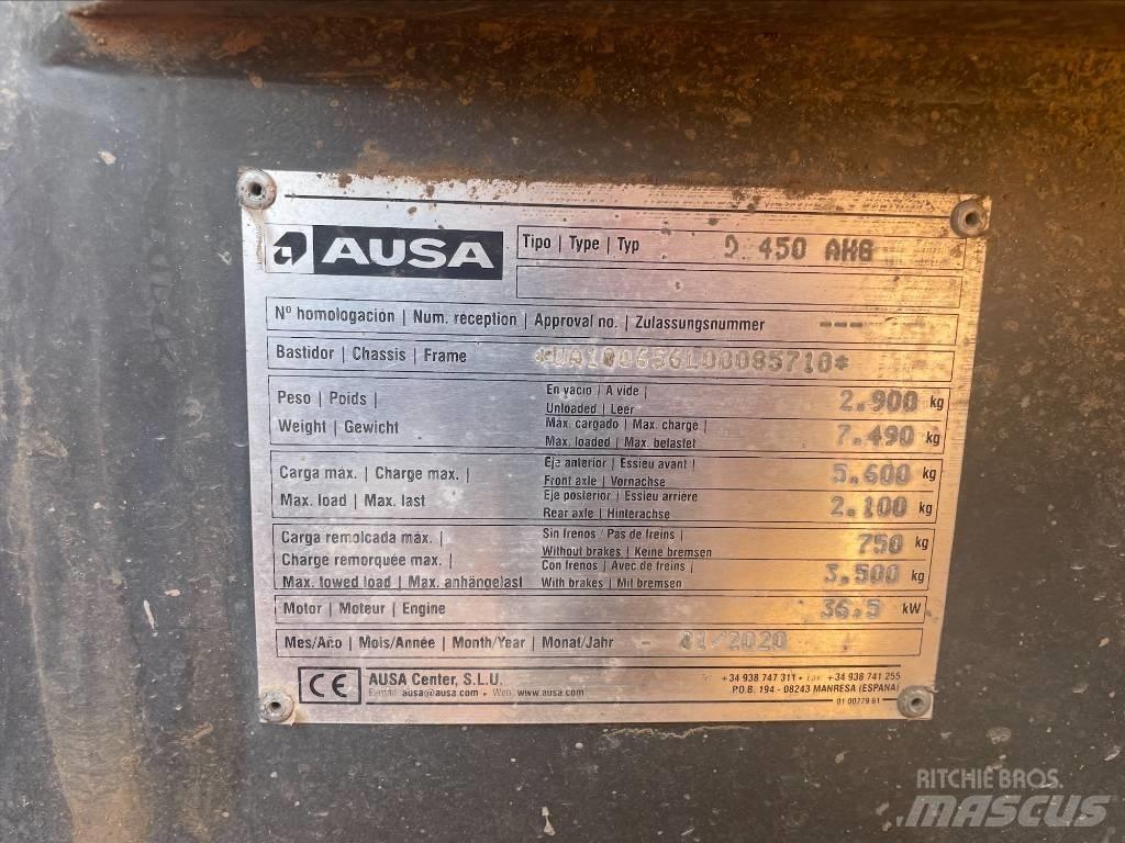 Ausa D450AHG Зчленовані самоскиди