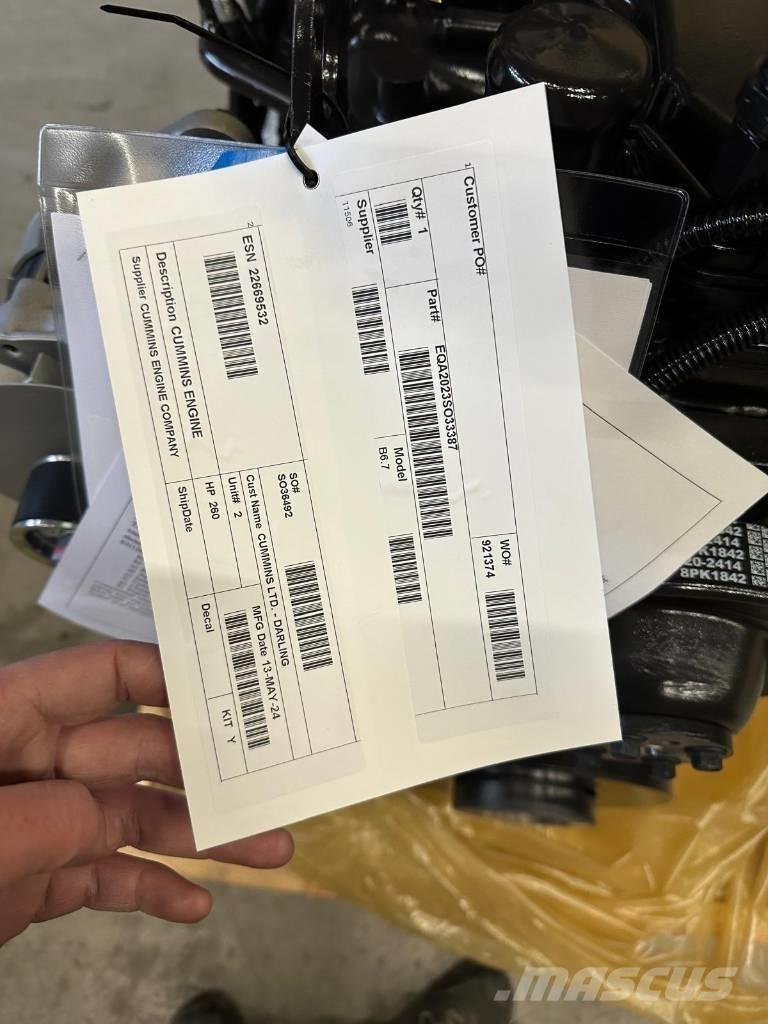 Cummins B6.7 FR95884 Сільгосптехніка - Інші