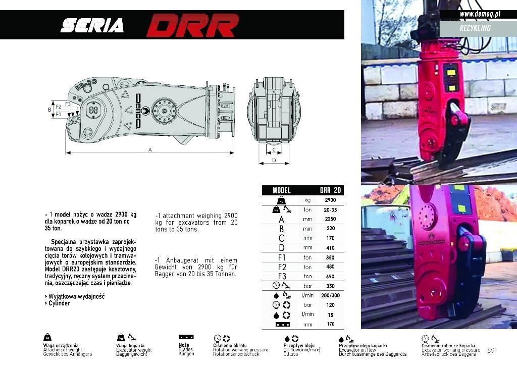  DEMOQ DRR20 Різаки